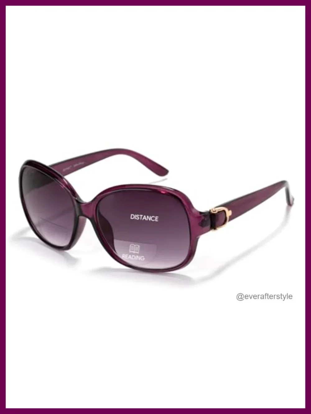 Bifocal Reading Sunglasses Women Oversized UV400 Square Readers